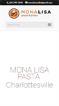 Mobile Screenshot of monalisapasta.com