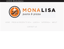 Tablet Screenshot of monalisapasta.com